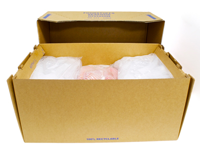 Seafood packaging: drastically reducing polystyrene going to landfill.
