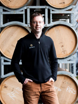 Akarua winemaker Matt Connell