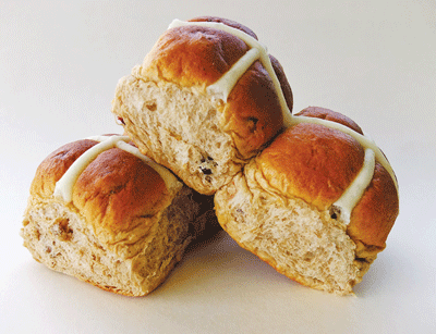 Kidds Cakes' award winning hot cross buns
