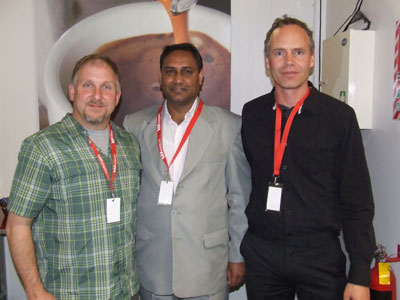 Andre Prassinos, Dr Malik Hussain and Dr Craig Bunt at the Probiotics workshop