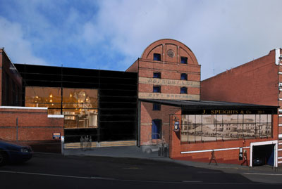 Artist's impression of the completed exterior of the brewery