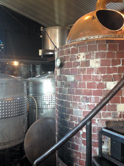 Brewing equipment at Cassels & Sons, Woolston
